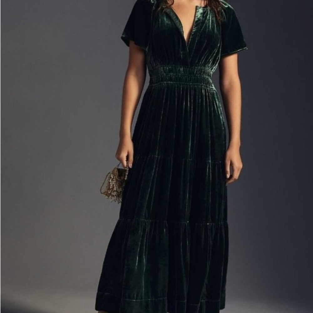 COPY - Anthropologie Somerset Maxi Velvet dress